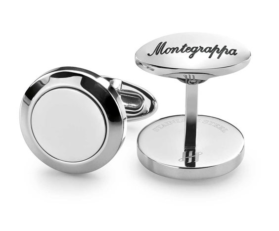 Bouton de manchette  Montegrappa Classico Monogram in Acier ID00CLI0 - ID00CLI0